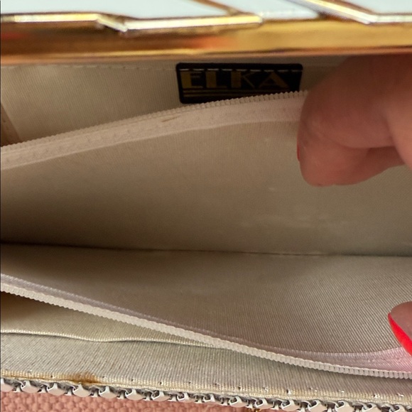 Vintage White Clutch Bag - Picture 8 of 8